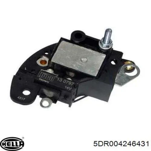 5DR004246431 HELLA regulador de rele del generador (rele de carga)