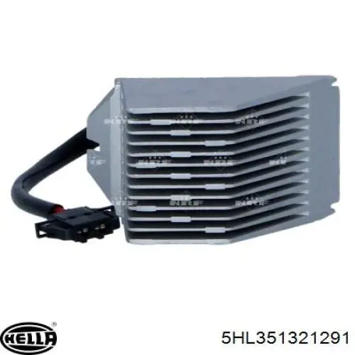 5HL351321291 HELLA resitencia, ventilador habitáculo