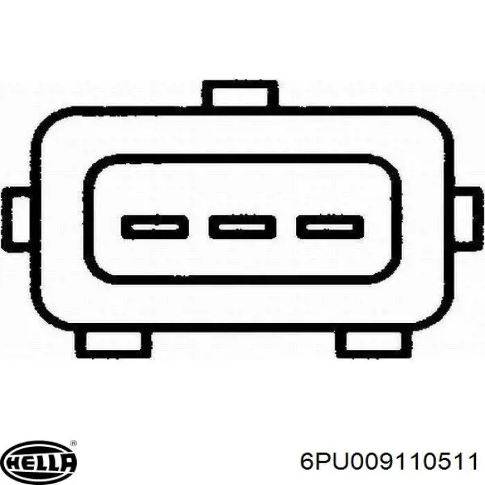 6PU009110511 HELLA sensor de posición del cigüeñal