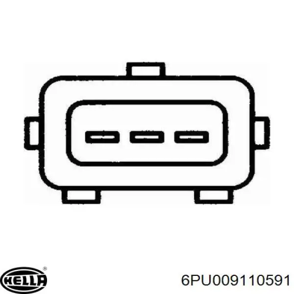 6PU009110591 HELLA sensor de posición del cigüeñal