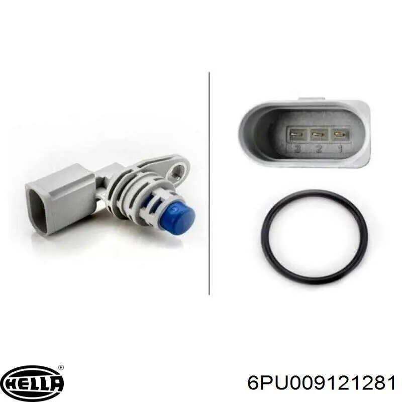 6PU009121281 HELLA sensor de posición del árbol de levas