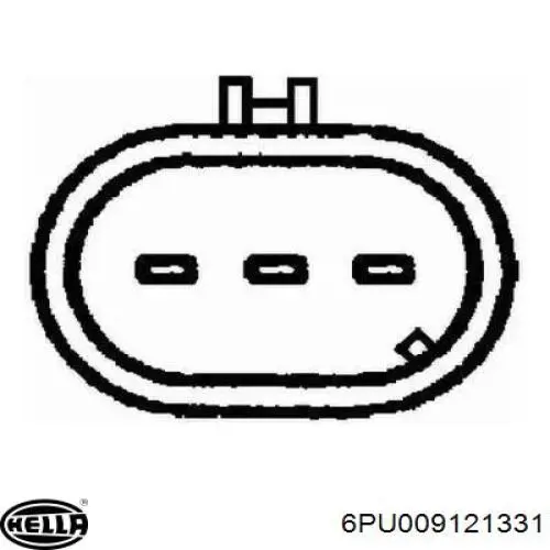 6PU 009 121-331 HELLA sensor de posición del árbol de levas