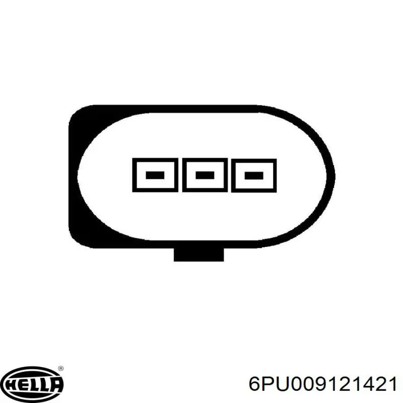 6PU 009 121-421 HELLA sensor de posición del árbol de levas