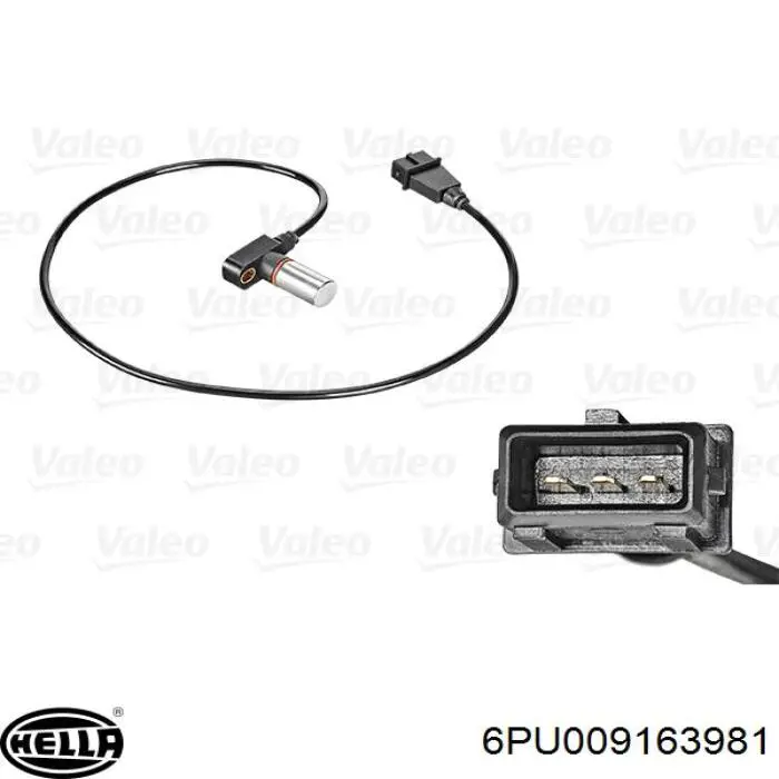 6PU009163981 HELLA sensor de posición del cigüeñal