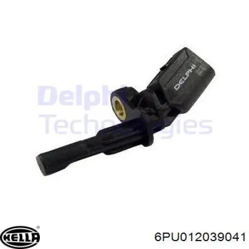 6PU 012 039-041 HELLA sensor abs trasero derecho