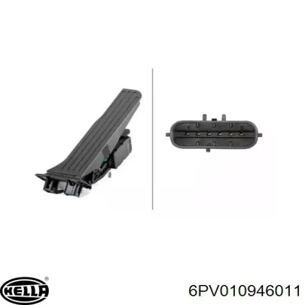  Pedal de acelerador para Volkswagen Passat 358