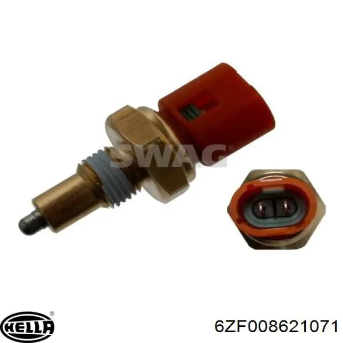 6ZF 008 621-071 HELLA interruptor, piloto de marcha atrás