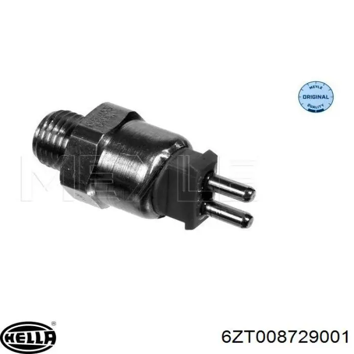 6ZT008729001 HELLA sensor, temperatura del refrigerante (encendido el ventilador del radiador)