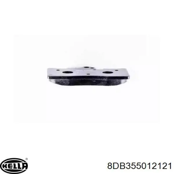 8DB 355 012-121 HELLA pastillas de freno delanteras