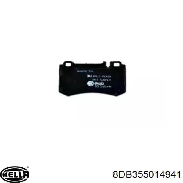 8DB 355 014-941 HELLA pastillas de freno traseras