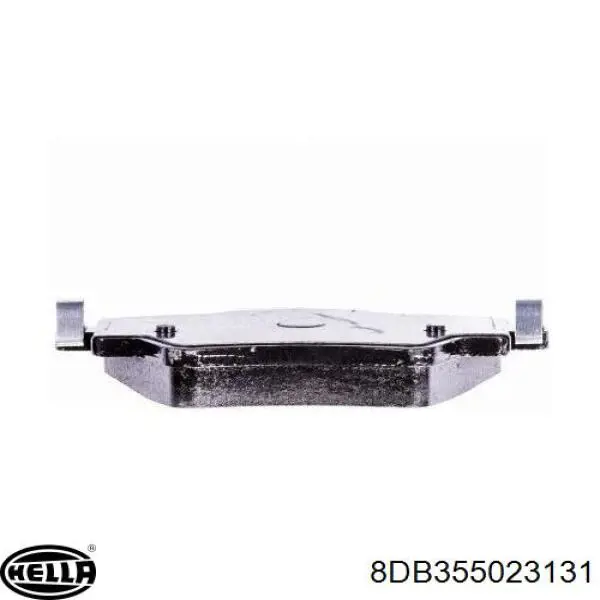 8DB355023-131 HELLA pastillas de freno delanteras