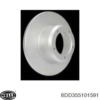 8DD355101591 HELLA freno de disco delantero