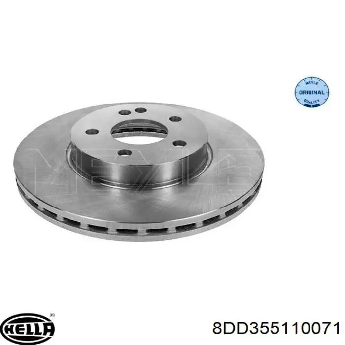 8DD355110071 HELLA freno de disco delantero