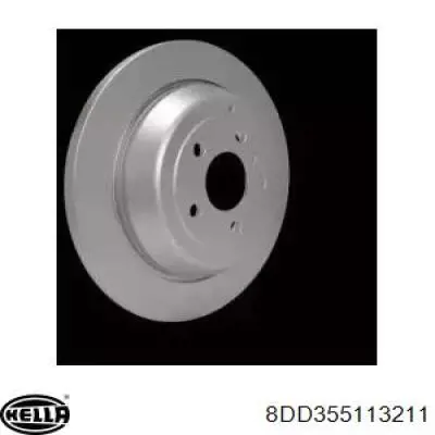 8DD 355 113-211 HELLA disco de freno trasero