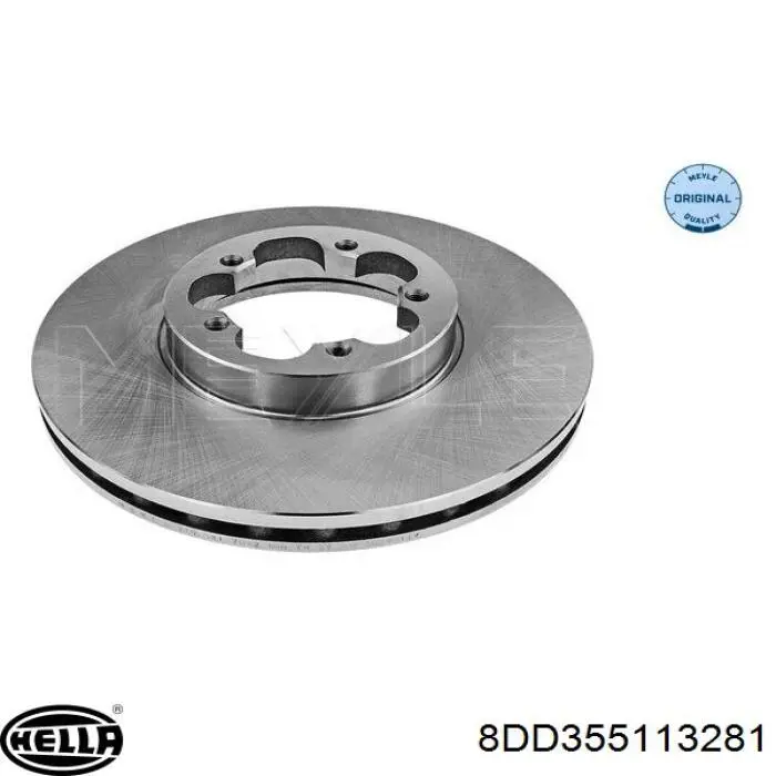 8DD 355 113-281 HELLA freno de disco delantero