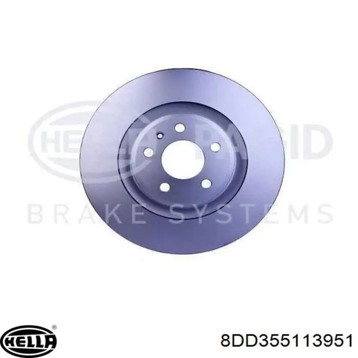 8DD 355 113-951 HELLA freno de disco delantero