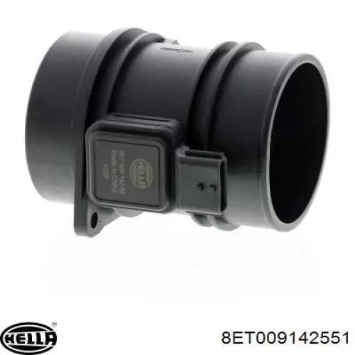 8ET 009 142-551 HELLA sensor de flujo de aire/medidor de flujo (flujo de aire masibo)