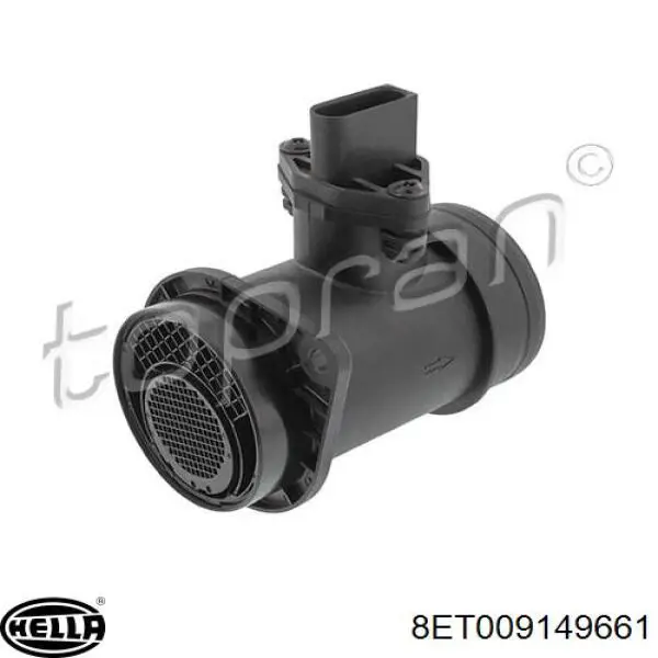 8ET 009 149-661 HELLA sensor de flujo de aire/medidor de flujo (flujo de aire masibo)