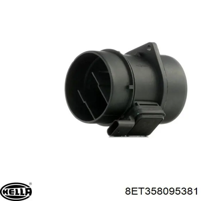 8ET 358 095-381 HELLA sensor de flujo de aire/medidor de flujo (flujo de aire masibo)