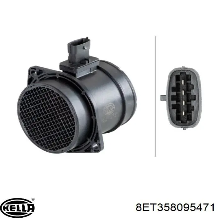  Sensor De Flujo De Aire/Medidor De Flujo (Flujo de Aire Masibo) para Chevrolet Equinox 