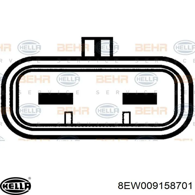  Ventilador (rodete +motor) refrigeración del motor con electromotor completo para Opel Vectra 86, 87