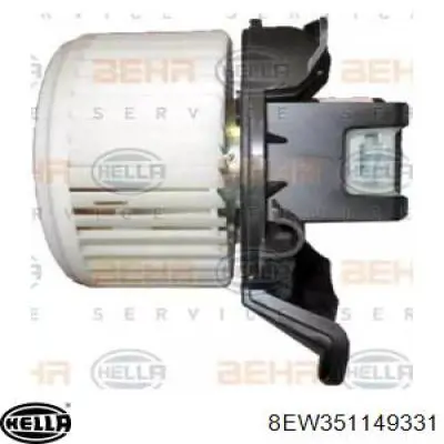  Motor eléctrico, ventilador habitáculo para Opel Corsa X12