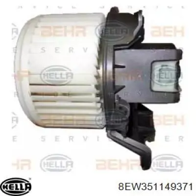 8EW351149371 HELLA motor eléctrico, ventilador habitáculo