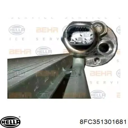 8FC351301681 HELLA condensador aire acondicionado