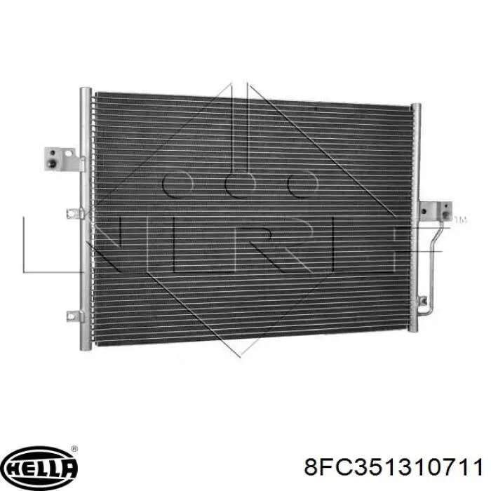  Condensador aire acondicionado para SsangYong Actyon QJ