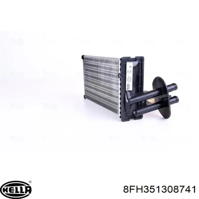 8FH351308741 HELLA radiador de calefacción