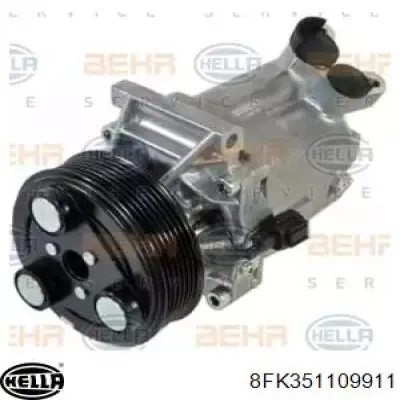 8FK351109911 HELLA compresor de aire acondicionado