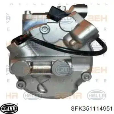  Compresor de aire acondicionado para Audi A8 4H2, 4H8, 4HC, 4HL