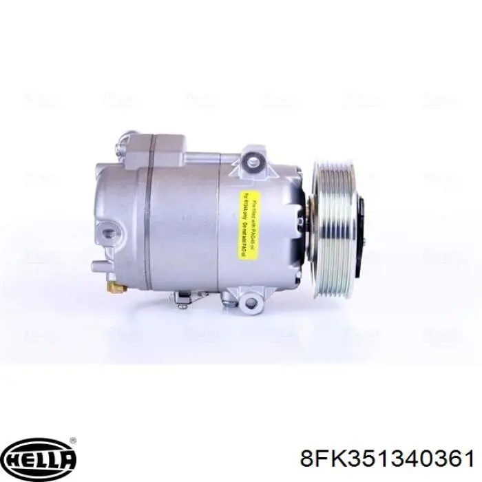 8FK351340361 HELLA compresor de aire acondicionado