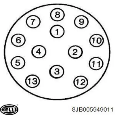 8JB005949011 HELLA 