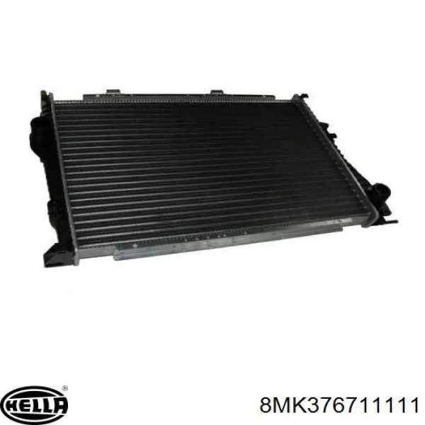 8MK376711111 HELLA radiador refrigeración del motor