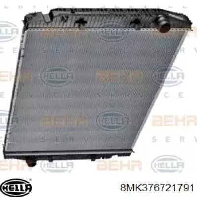 8MK376721791 HELLA radiador refrigeración del motor