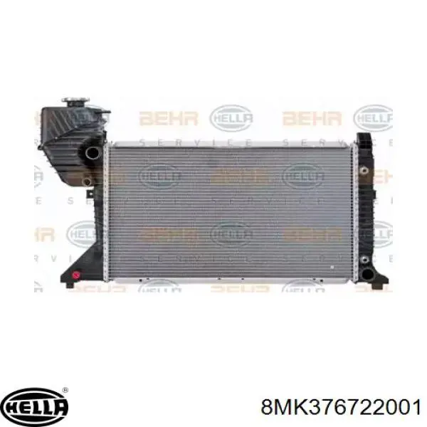 K05104177AA Fiat/Alfa/Lancia radiador refrigeración del motor