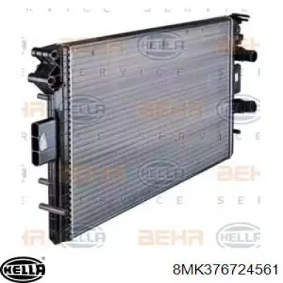 8MK 376 724-561 HELLA radiador refrigeración del motor