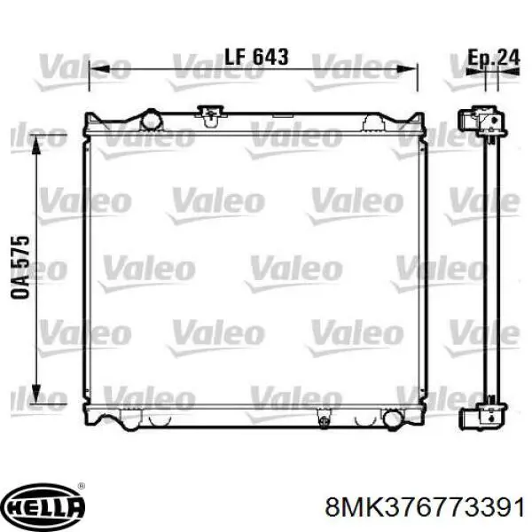 1640067121 Toyota radiador refrigeración del motor