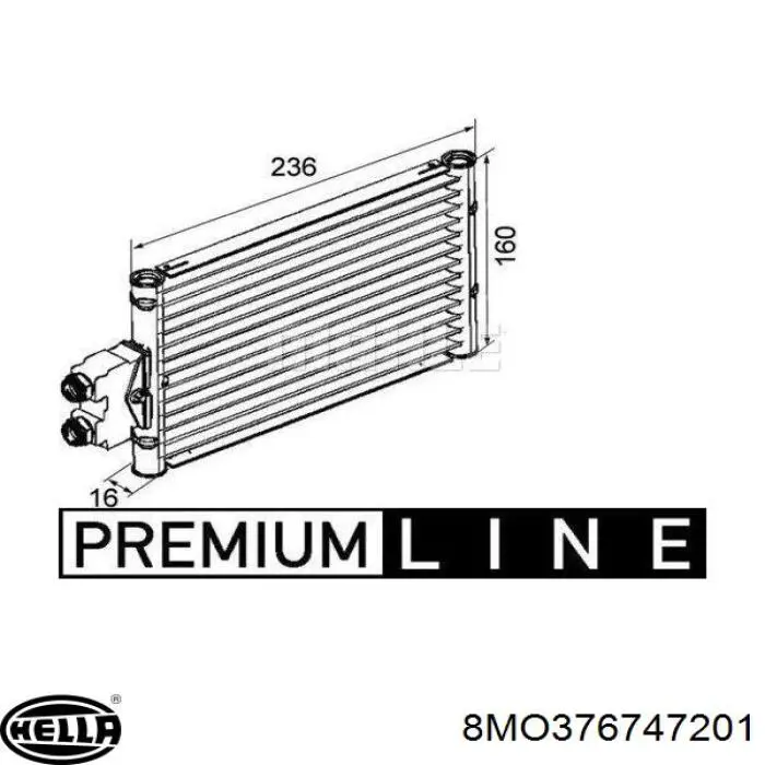  Radiador Enfriador De La Transmision/Caja De Cambios para Mercedes CLK C209