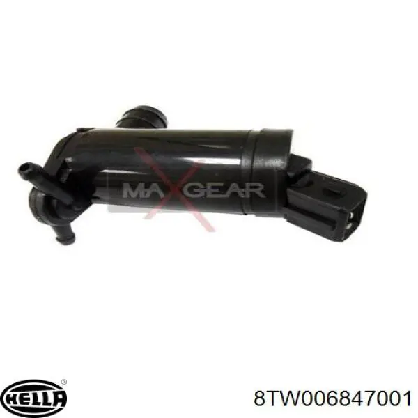 8TW 006 847-001 HELLA bomba de limpiaparabrisas delantera/trasera