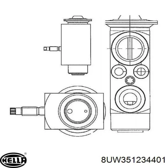  Válvula de expansión, aire acondicionado para Volvo S80 2 