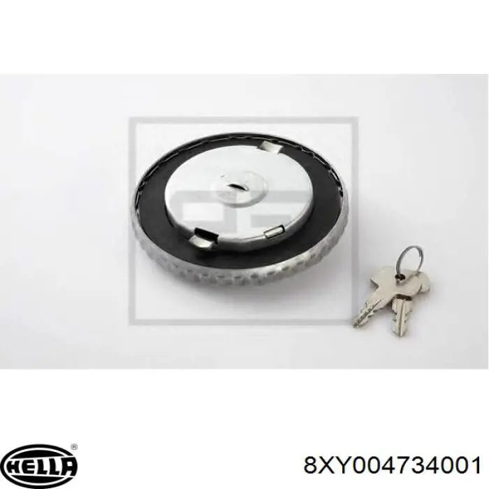 8XY004734001 HELLA tapa (tapón del depósito de combustible)