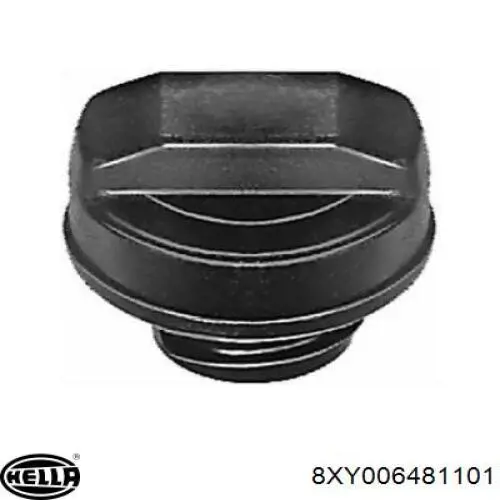 8XY006481101 HELLA tapa (tapón del depósito de combustible)