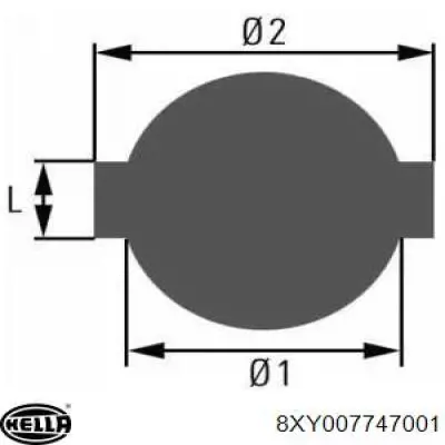  Tapa (tapón) del depósito de combustible para Renault Megane 2 