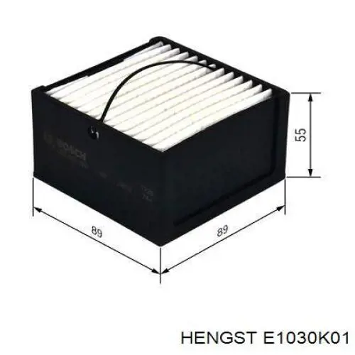 E1030K01 Hengst filtro combustible