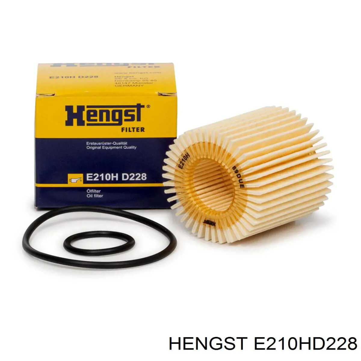 E210H D228 Hengst filtro de aceite