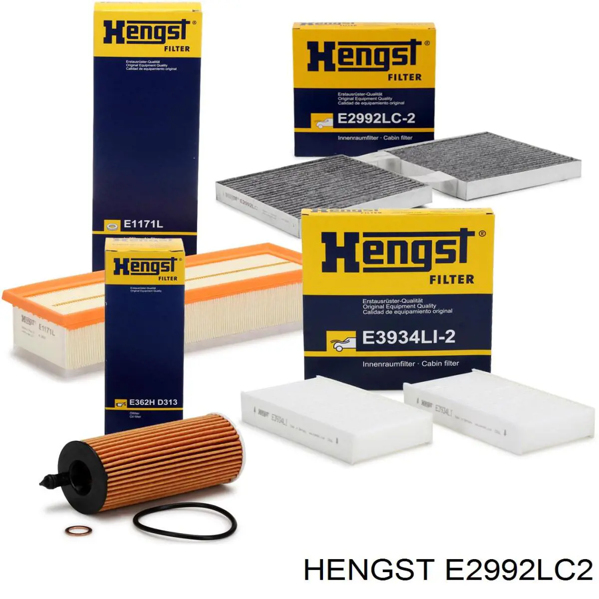 E2992LC-2 Hengst filtro de habitáculo