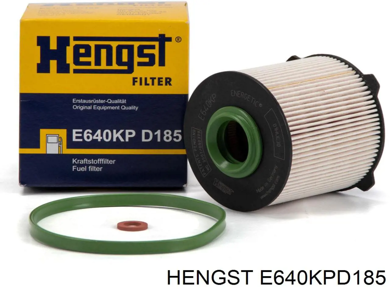 E640KP D185 Hengst caja, filtro de combustible