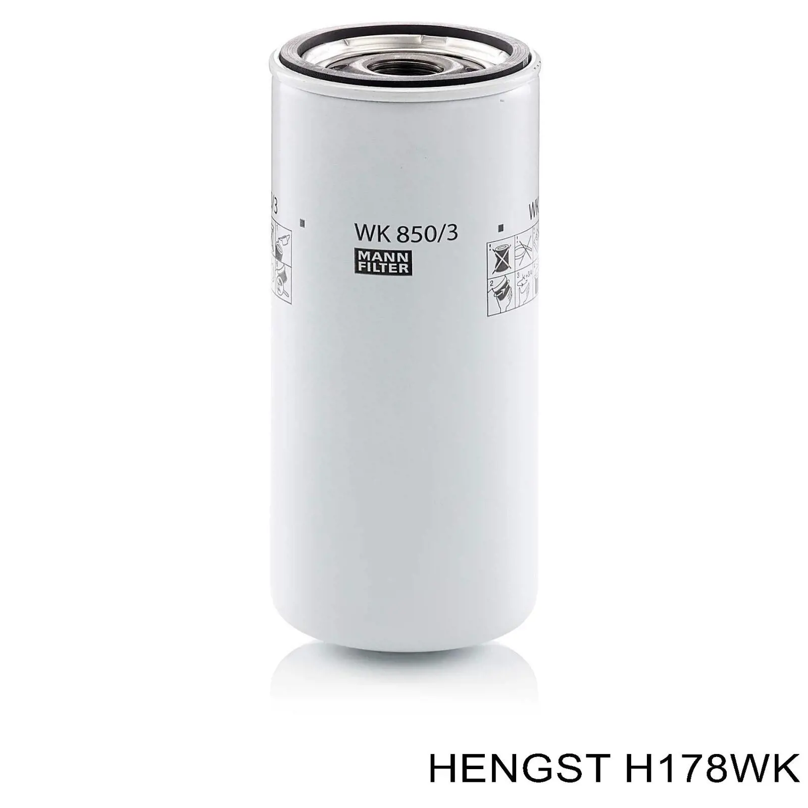 H178WK Hengst filtro combustible